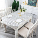 Toile cirée resistante ovale