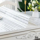 Toile cirée resistante ovale