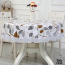 Toile cirée ronde 180 cm