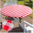 Toile cirée ronde avec élastique