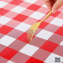 Toile cirée ronde avec élastique