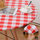 Toile cirée ronde avec élastique