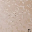 Toile cirée ronde beige