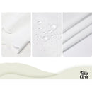 Toile cirée ronde fleurs roses