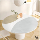 Toile cirée ronde moderne