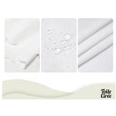 Toile cirée ronde petite fleurs roses