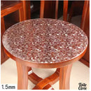 Toile cirée ronde translucide