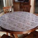 Toile cirée ronde transparente