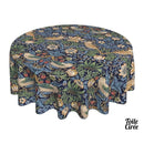 Toile cirée ronde vintage