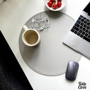 Toile cirée set de table rond