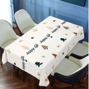 Toile cirée style chalet