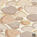 Toile cirée taupe ovale