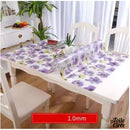 Toile cirée transparente 80 cm de large