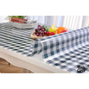 Toile cirée transparente avec couleurs