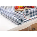 Toile cirée transparente avec couleurs