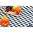 Toile cirée transparente avec couleurs