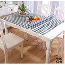 Toile cirée transparente avec couleurs