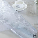 Toile cirée transparente avec motif