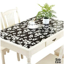 Toile cirée transparente carrée