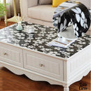 Toile cirée transparente carrée