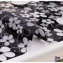 Toile cirée transparente carrée