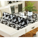 Toile cirée transparente carrée