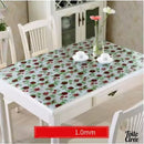 Toile cirée transparente colorée