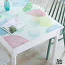 Toile cirée transparente en plastique