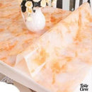 Toile cirée transparente en pvc ovale