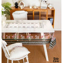 Toile cirée transparente épaisse