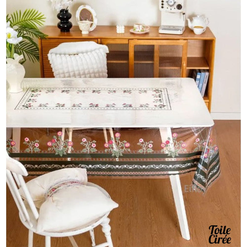 Toile cirée transparente épaisse