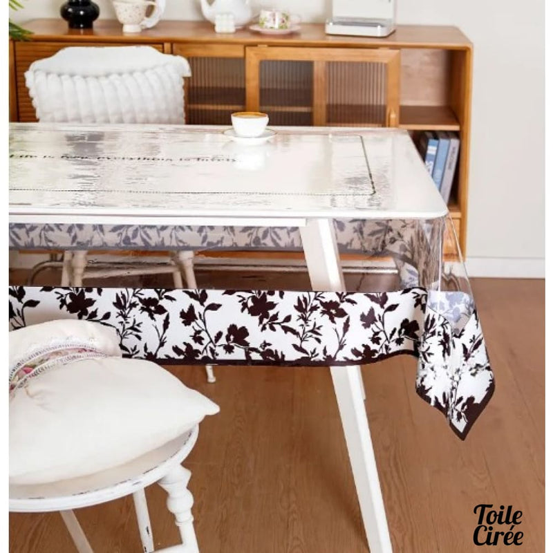 Toile cirée transparente épaisse