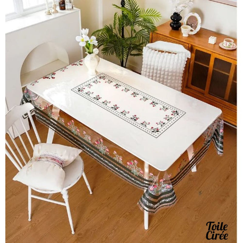 Toile cirée transparente épaisse