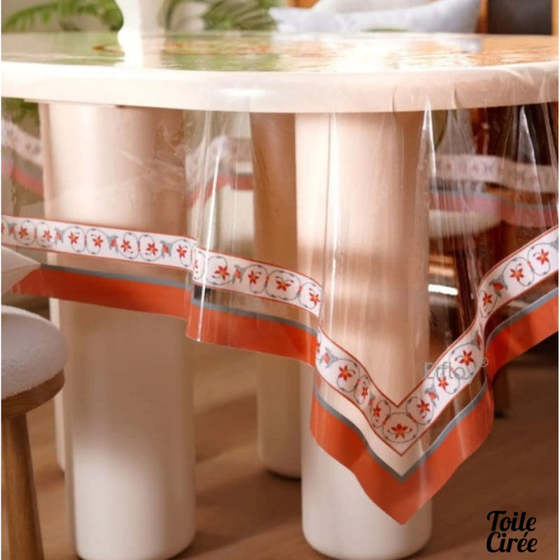 Toile cirée transparente épaisse
