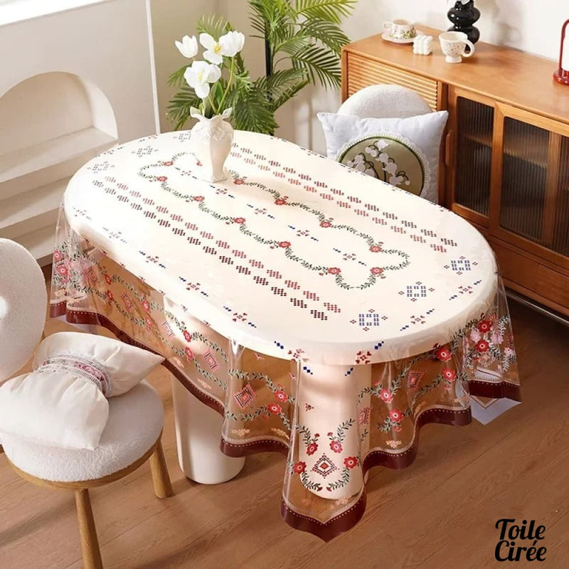 Toile cirée transparente épaisse
