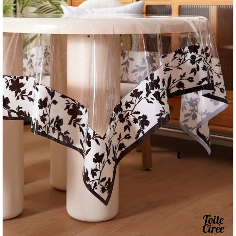 Toile cirée transparente épaisse