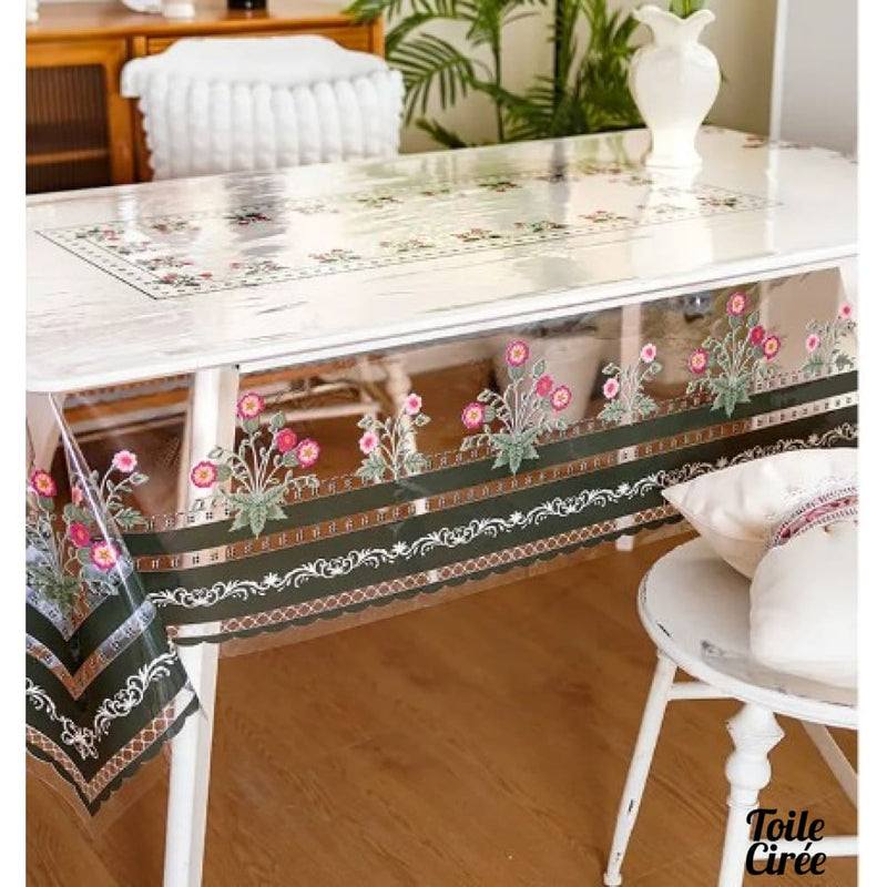 Toile cirée transparente épaisse