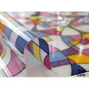 Toile ciree transparente fantaisie cuisine