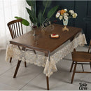 Toile cirée transparente grande largeur