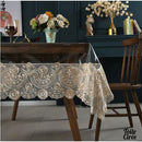 Toile cirée transparente grande largeur