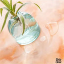 Toile cirée transparente ronde orangée