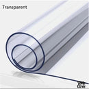 Toile cirée transparente ronde