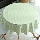 Toile cirée vert anis