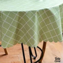 Toile cirée vert anis