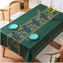 Toile cirée vert foncé