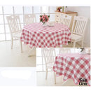 Toile cirée vichy rouge