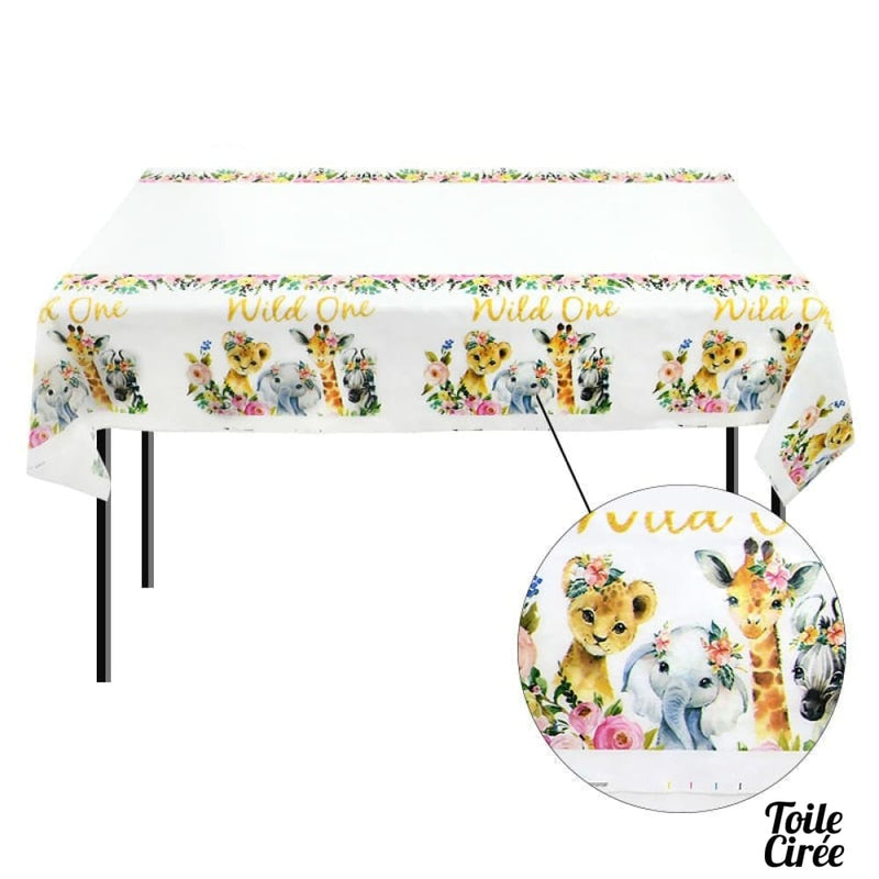 Nappe theme animaux