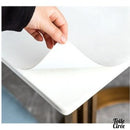 Nappe verre souple effet marbre