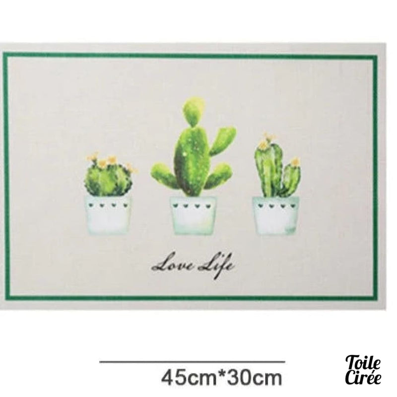 Set de table cactus