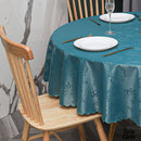 Toile cirée bleu canard